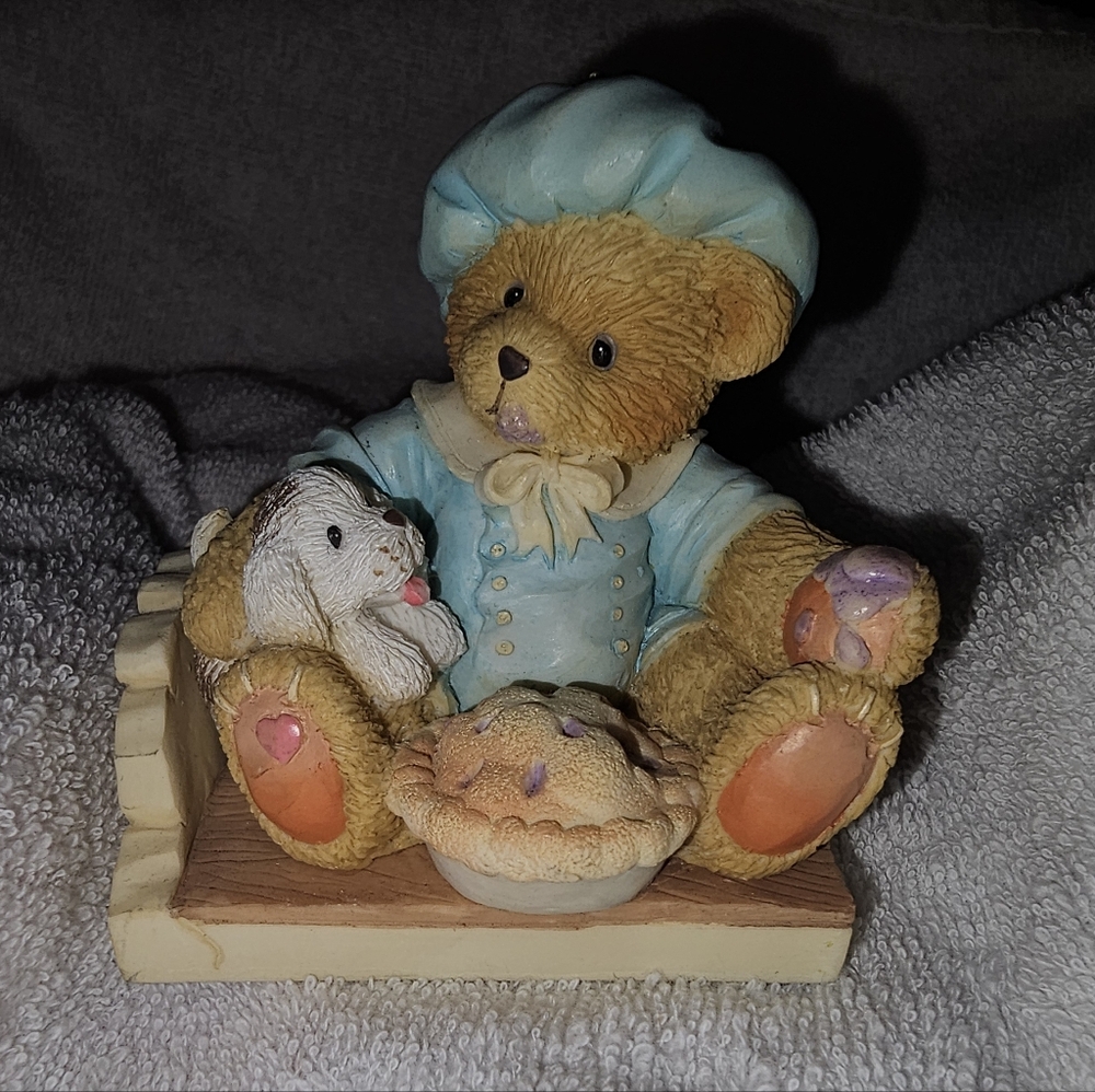 Cherished Teddies Bear Little Jack Horner I'm Happy You're My Friend Pre Owned